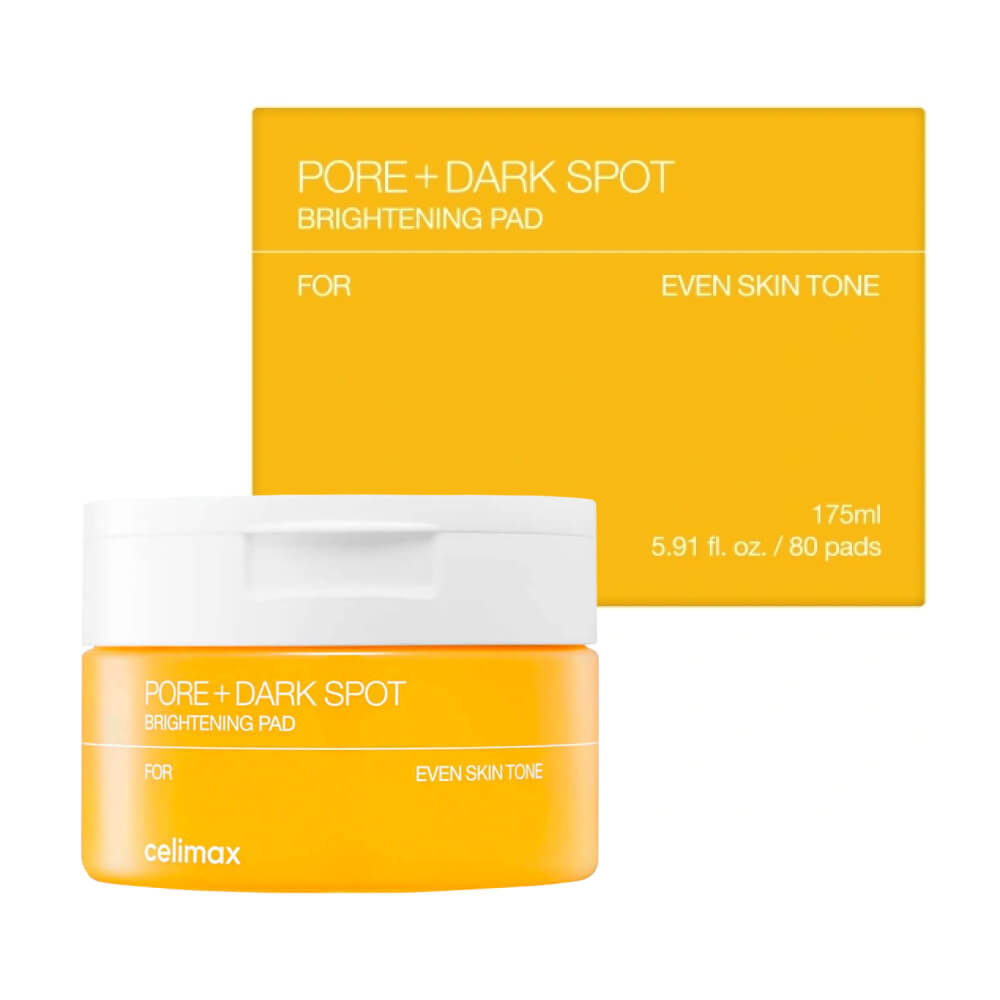 Тонер-пэды для выравнивания тона и рельефа кожи Celimax Pore+Dark Spot Brightening Pad 80 шт.